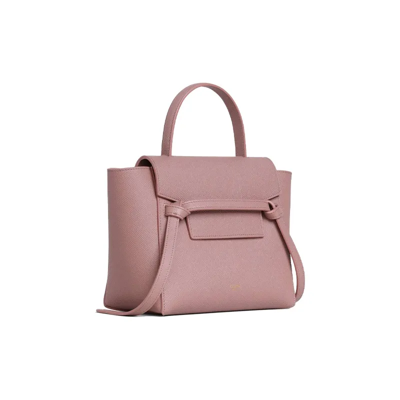 CELINE Grained Cow Leather Catfish Bag Shoulder Bag Crossbody Bag Handbag Women's Classical Rose-1