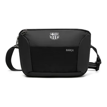 PETERPOINT Nylon Fabric Card Holder Sling Bag Small Size Men's Black