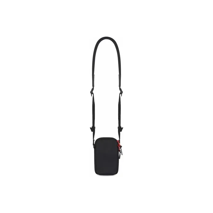 Balenciaga NASA Collaboration Collection Nylon With Embroidery Cell Phone Pouch Shoulder Bag Crossbody Bag Men's Black-3