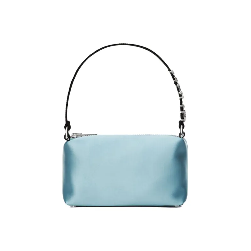 Alexander Wang Heiress Polyester Nylon Shoulder Bag Handbag Clutch Medium Size Women's Blue-0