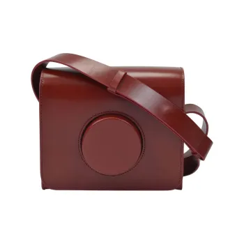 Lemaire Leather Camera Bag Shoulder Bag Crossbody Bag Mini Unisex Brown