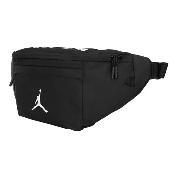Jordan Fabric Crossbody Bags Fanny Pack Regular Unisex Black-1