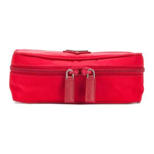 PRADA Nylon Fabric Wallet Women's Red