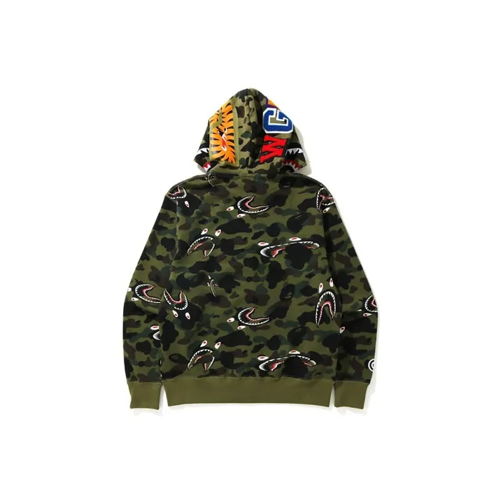 Bape Shark 1st Camo Shark Relaxed Full Zip Hoodie-2