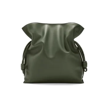 LOEWE Flamenco Cow Leather Small Fortune Bag Clutch Handheld Shoulder Bag Crossbody Bag Large Size Women's Jasper
