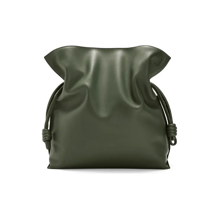 LOEWE Flamenco Cow Leather Small Fortune Bag Clutch Handheld Shoulder Bag Crossbody Bag Large Size Women's Jasper-0