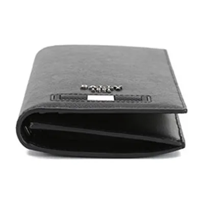 BALLY Coin Purse Clutch Wallet Men's Black-4