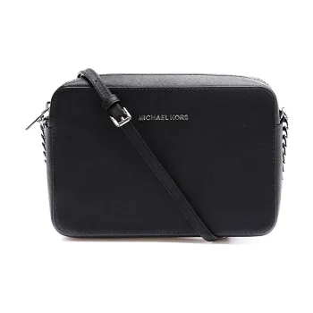 MICHAEL KORS Leather Camera Bag, Shoulder Bag, Crossbody Bag Women's Black