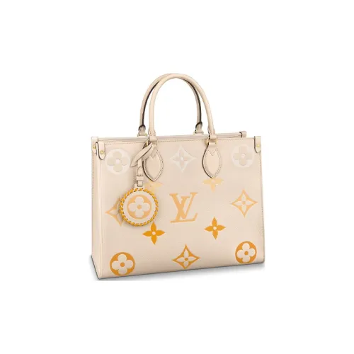 LOUIS VUITTON Onthego MM Cream/Saffron