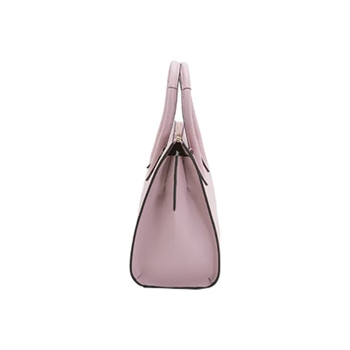 Furla Pin Leather Tote Bag, Shopping Bag, Shoulder Bag, Crossbody Bag, Handbag Medium Size Women's Pink-3