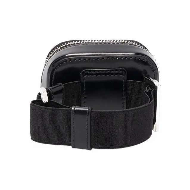 PRADA Calfskin Wallet Unisex Black-1