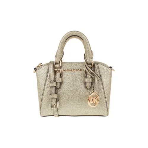 MICHAEL KORS MICHAEL KORS Handbag Collection Giftables Cow Leather Handbag Women's Gold