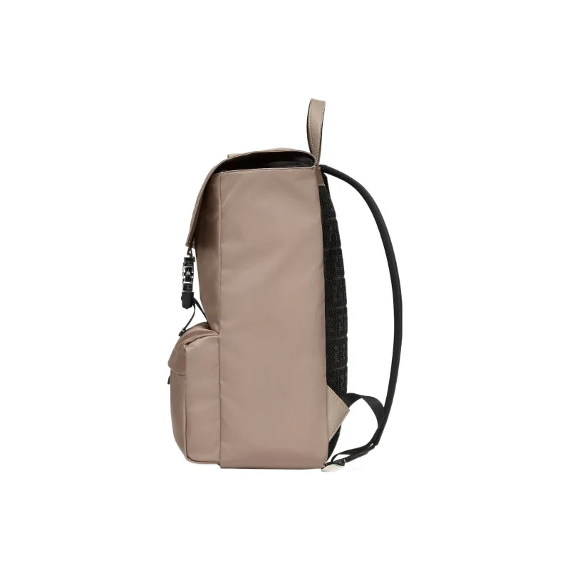 FENDI Calfskin Backpack Men's Light Brown-1