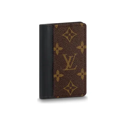 LOUIS VUITTON Canvas Wallet Men's Brown