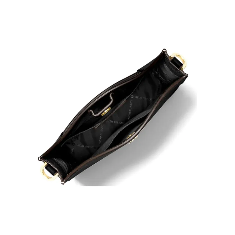 MICHAEL KORS Briley Leather Shoulder Bag, Crossbody Bag Women's Black-2