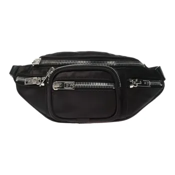 Alexander Wang Polyester Crossbody Bag, Fanny Pack Mini Unisex Black