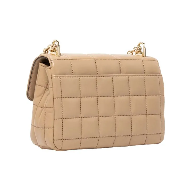 MICHAEL KORS SohoMICHAEL KORS Handbag Collection Sheepskin Crossbody Bag, Shoulder Bag Trumpets Women's Camel-1