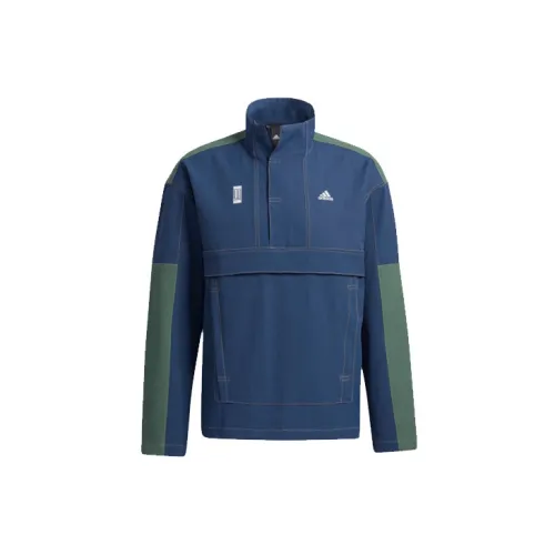 Adidas Jackets Men Navy Blue