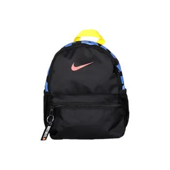 Nike Polyester Backpack Regular Unisex Black & Multicolor