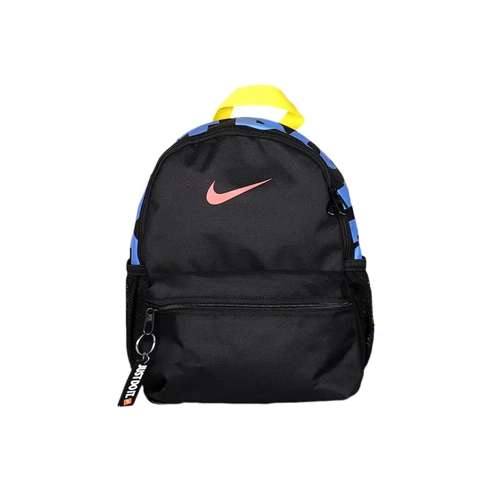 Nike Polyester Backpack Regular Unisex Black & Multicolor-0