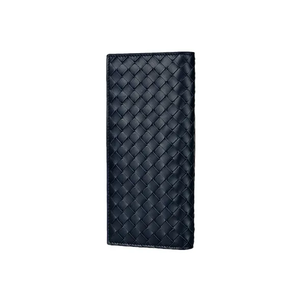 Bottega Veneta Cow Leather Wallet Unisex Tourmaline Blue-1