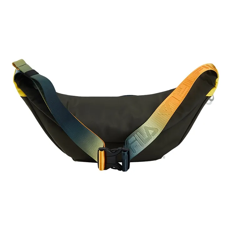 FILA ×3.1 Phillip Lim Collaboration Nylon Sling Bag Fanny Pack Unisex Black Yellow Multicolor-2