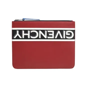 Givenchy Calfskin Clutch Women's Red
