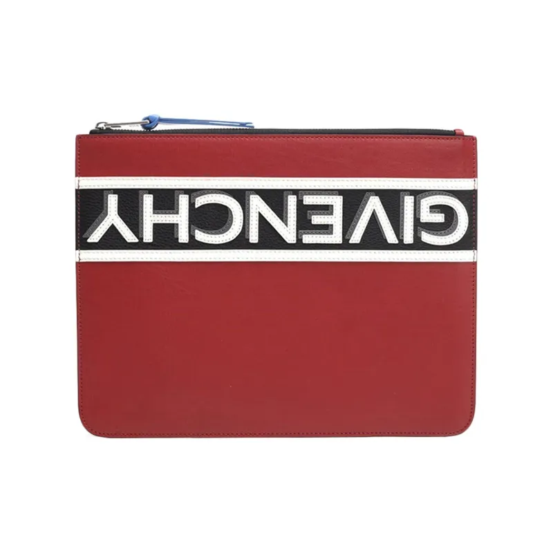 Givenchy Calfskin Clutch Women's Red-0