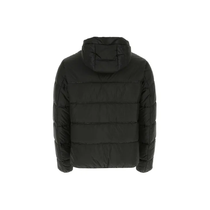 GIVENCHY FW21 Solid Color Hooded Puffer Jacket Men's Black-1