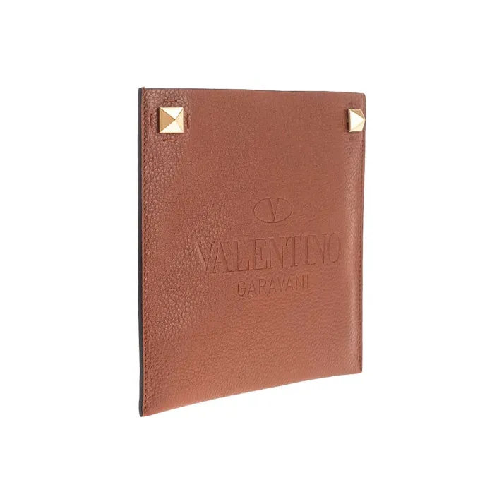 Valentino Cow Leather Crossbody Bag Women's Brown-1