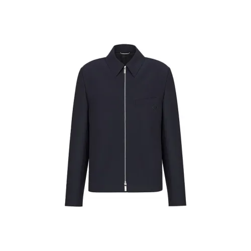 DIOR Quarterly New Products Jackets Men Dark Blue