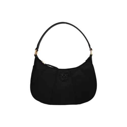 PINKO Half Moon Bag Mahjong Bag Shoulder Bag Portable Crossbody Bag Shoulder Bag Mini Women's Black