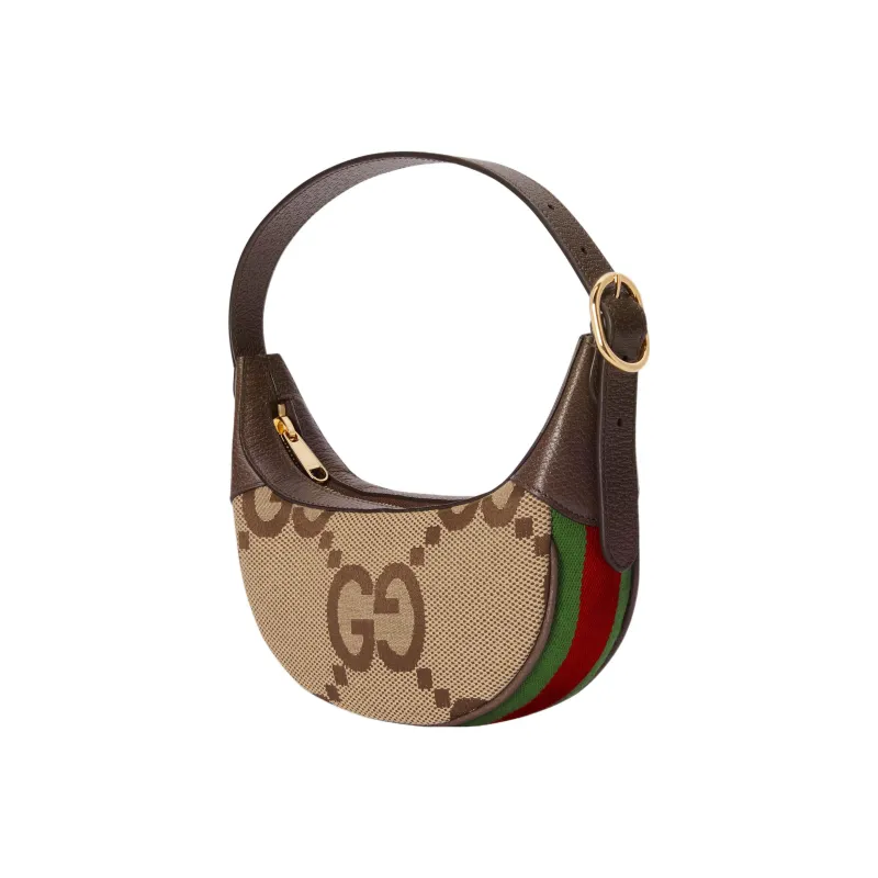 GUCCI Ophidia Canvas With Leather Shoulder Bag, Handbag, Shoulder Bag Women's-2