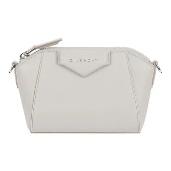 GIVENCHY Antigona Sheepskin Clutches Shoulder Bag Crossbody Bag Extra Mini Women's Ecru