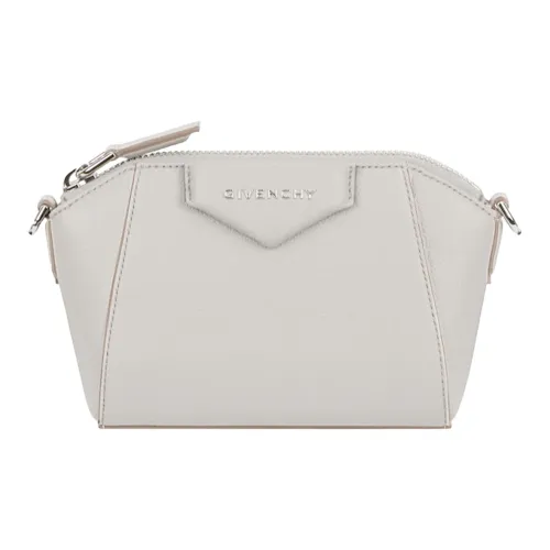GIVENCHY Antigona Sheepskin Clutches Shoulder Bag Crossbody Bag Extra Mini Women's Ecru