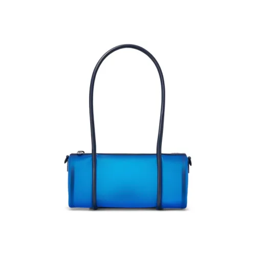 CHARLES&KEITH Polyurethane Synthetic Leather One Shoulder Handbag Regular Women's Black/Blue