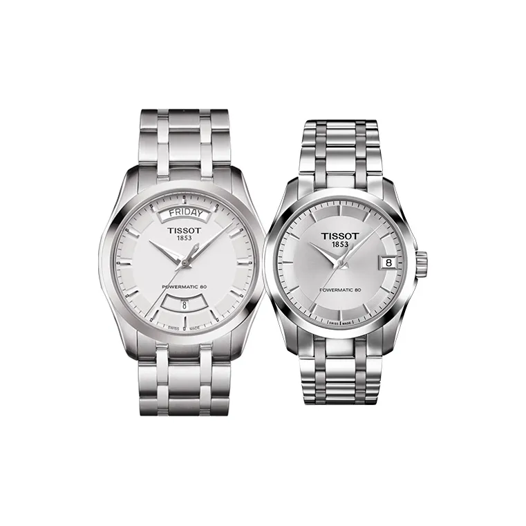 TISSOT Kutu Collection Automatic Mechanical Movement Unisex Watch 39mm White Dial T035.407.11.031.01QL-0