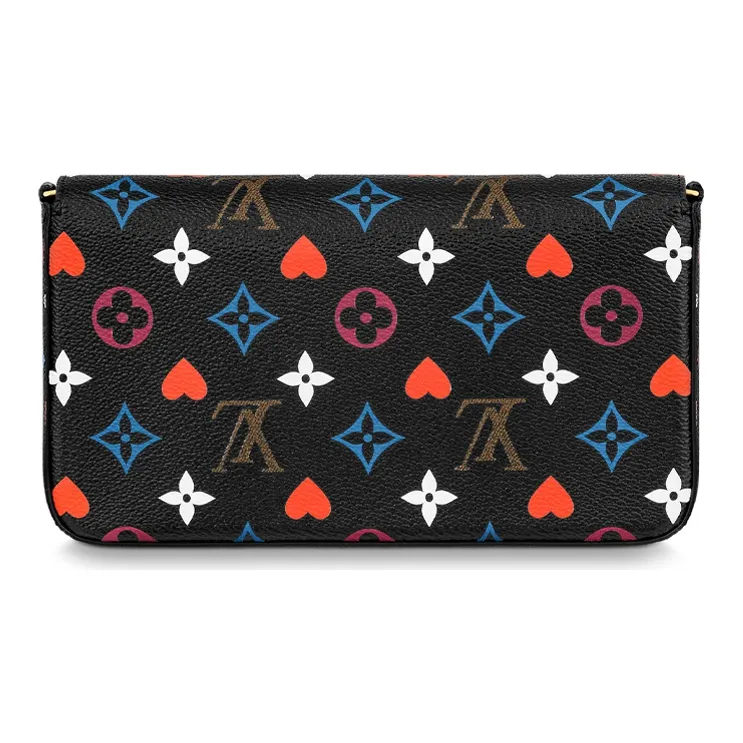 LOUIS VUITTON Felicie Pochette Game On Black-2