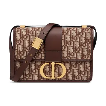 DIOR Leather Monsta Bag Box Bag Crossbody Bag Shoulder Bag Women's Brown