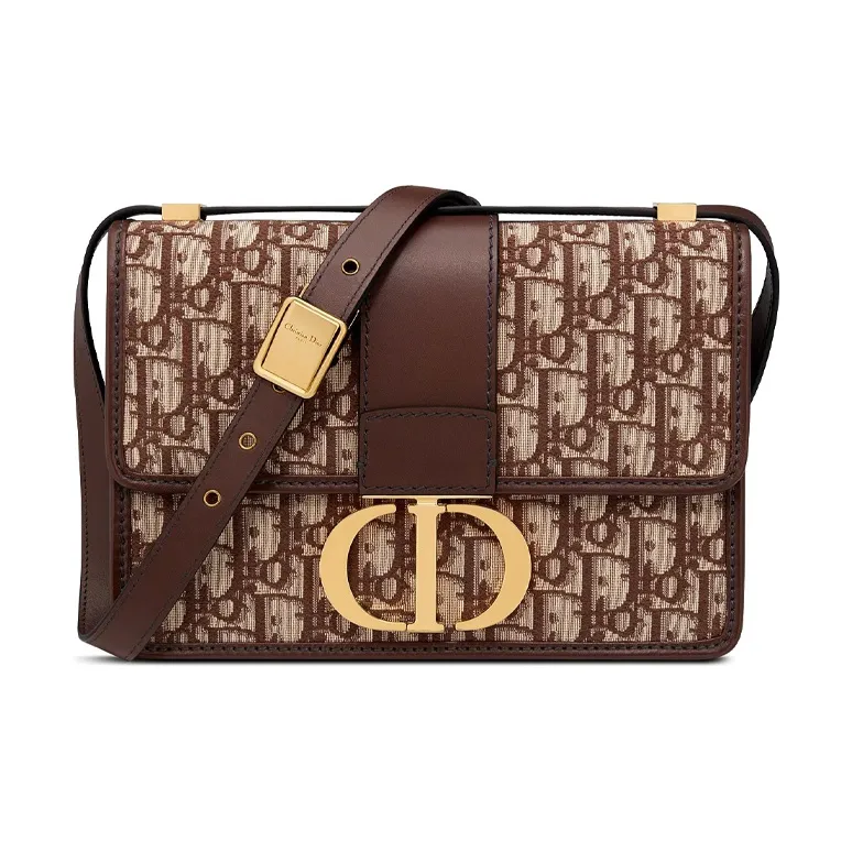 DIOR Leather Monsta Bag Box Bag Crossbody Bag Shoulder Bag Women's Brown-0