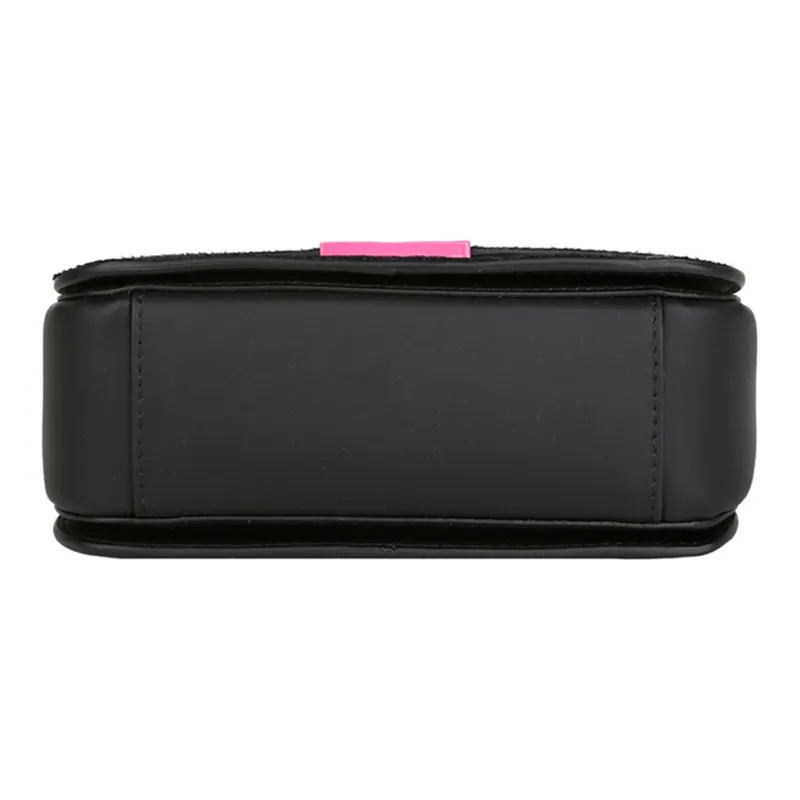 Furla Elisir Leather Shoulder Bag Crossbody Bag Mini Women's Black-3