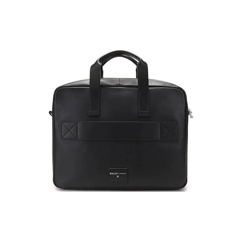 BALLY Briefcase Portable Crossbody Bag Shoulder Bag Men's Black-3
