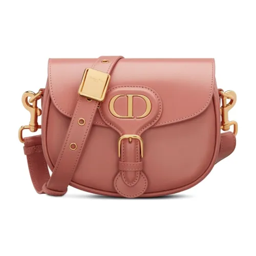 DIOR Bobby Smooth Finish Cow Leather Shoulder Bag Crossbody Bag Women's Pink