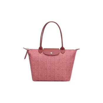 LONGCHAMP Le Pliage Fabric Handbag Shoulder Bag Small Size Women's Antique Pink