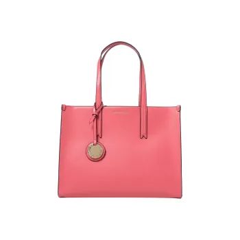 EMPORIO ARMANI Polyurethane Tote Bag Shopping Bag Handbag Women's Pink