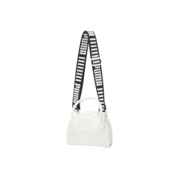 PUMA Artificial Leather Handbag Shoulder Bag Crossbody Bag Mini Women's White