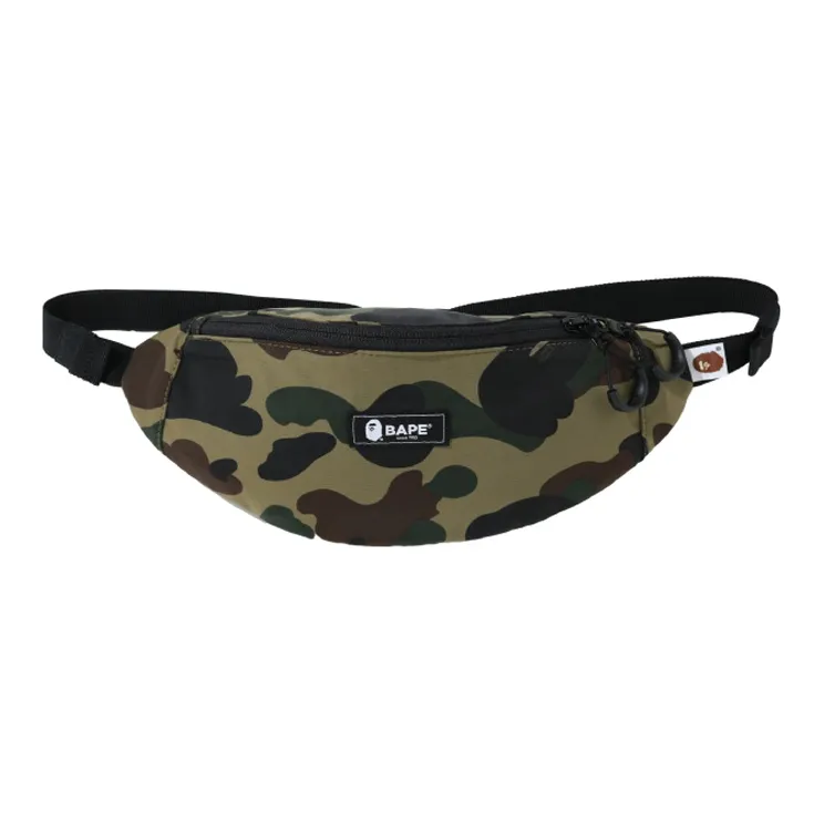 A BATHING APE Bape Fabric Fanny Pack Regular Unisex Camouflage-0