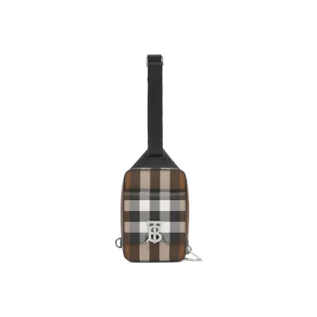 Burberry Leather Crossbody Bag Shoulder Bag Sling Bag Fanny Pack Backpack Men's Dark Birch Brown