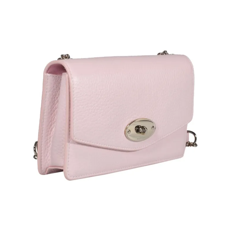 Mulberry Darley Calfskin Shoulder Bag Crossbody Bag Women's Pink-1