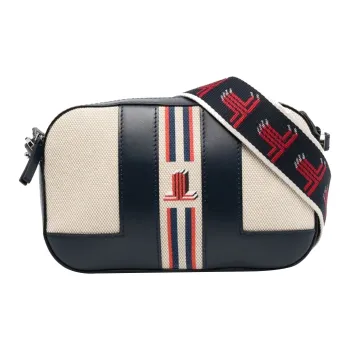 Lanvin Leather Shoulder Bag, Crossbody Bag Unisex Blue